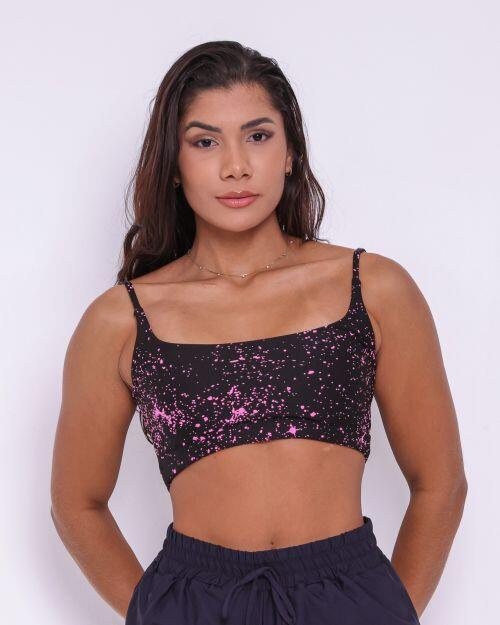 Top Bruna Degradê Bolhas