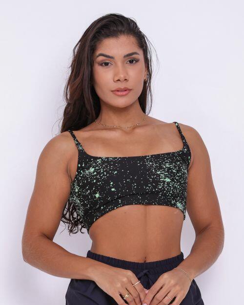 Top Bruna Degradê Bolhas