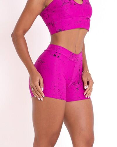 Short B�sico C�s Fino Degrad� Bolhas
