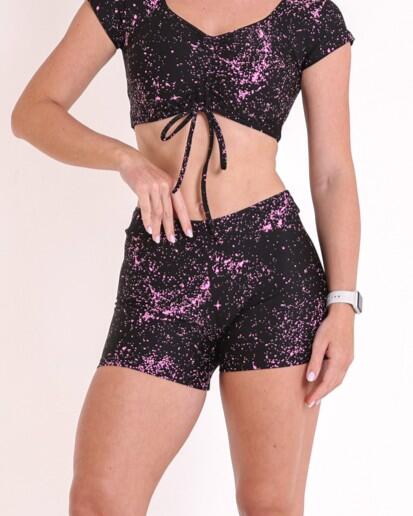 Short B�sico C�s Fino Degrad� Bolhas