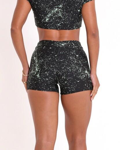Short B�sico C�s Fino Degrad� Bolhas