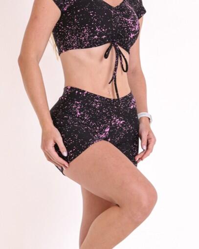 Short B�sico C�s Fino Degrad� Bolhas