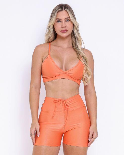 Conjunto Short Empina Compress�o + Top Vi