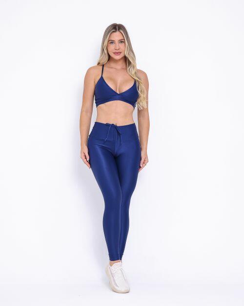 Conjunto Cal�a Legging Empina Compress�o + Top Vi