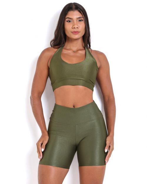 Conjunto Short Bermuda Compressão + Top Jhully