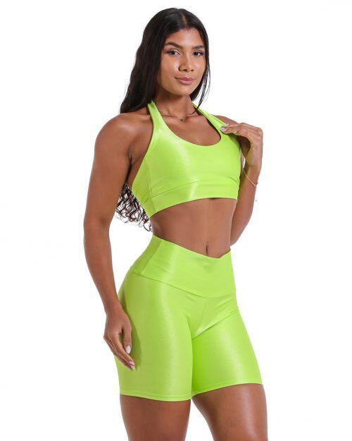 Conjunto Short Bermuda Compressão + Top Jhully