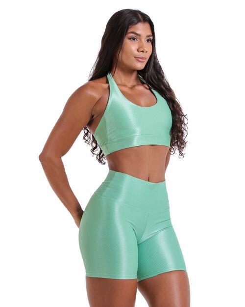 Conjunto Short Bermuda Compressão + Top Jhully