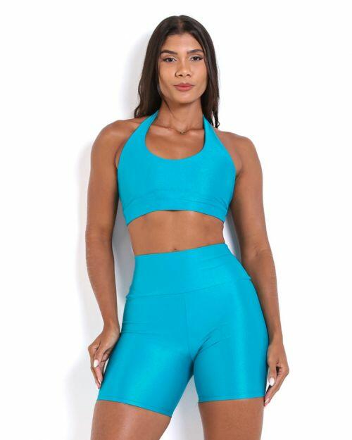 Conjunto Short Bermuda Compress�o + Top Jhully