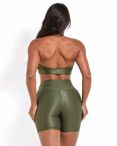 Conjunto Short Bermuda Compressão + Top Jhully