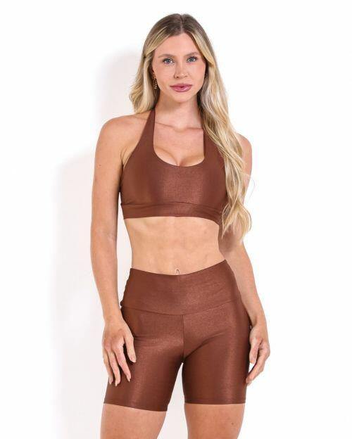 Conjunto Short Bermuda Compressão + Top Jhully
