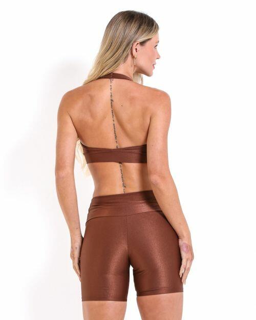Conjunto Short Bermuda Compressão + Top Jhully