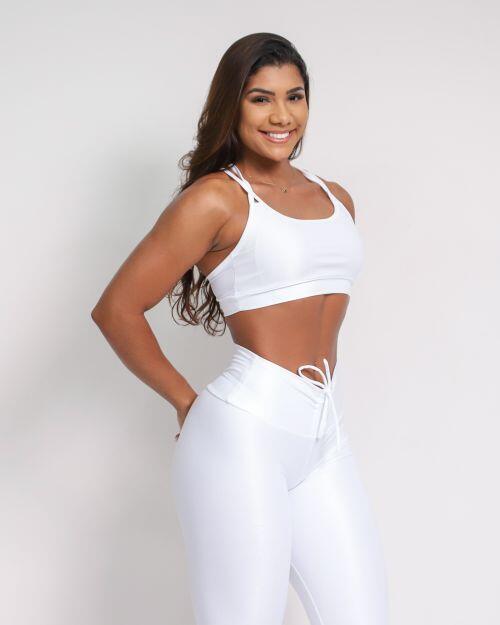 Conjunto Cal�a Legging Empina Compress�o + Top Lu