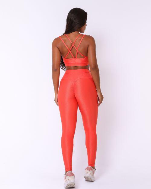 Conjunto Cal�a Legging Empina Compress�o + Top Lu