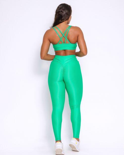 Conjunto Cal�a Legging Empina Compress�o + Top Lu