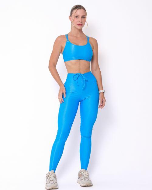 Conjunto Cal�a Legging Empina Compress�o + Top Lu