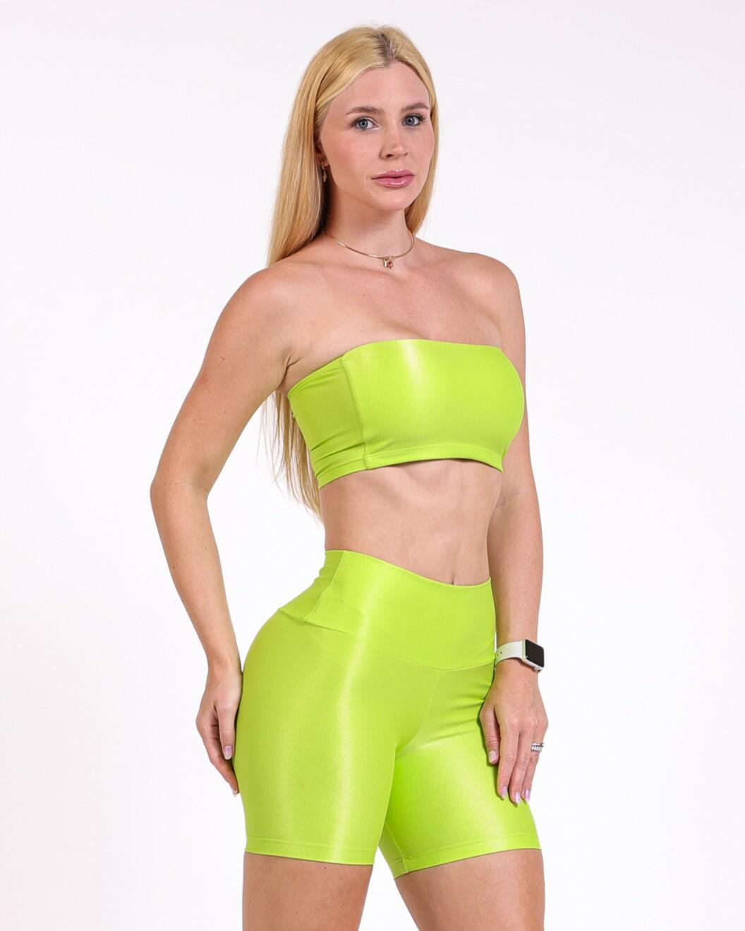Conjunto Short Bermuda Compressão + Top Faixa