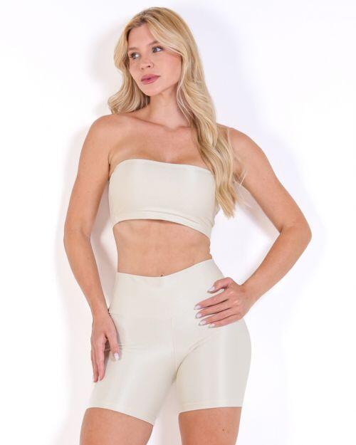 Conjunto Short Bermuda Compressão + Top Faixa