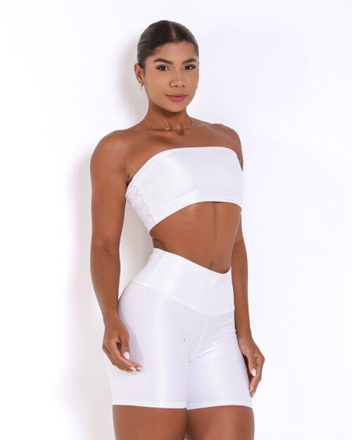 Conjunto Short Bermuda Compressão + Top Faixa