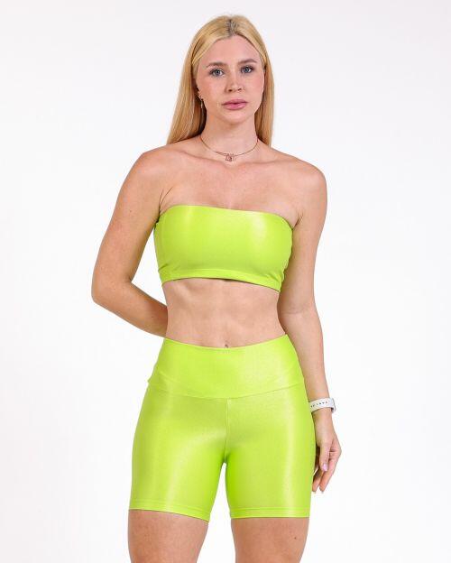Conjunto Short Bermuda Compress�o + Top Faixa