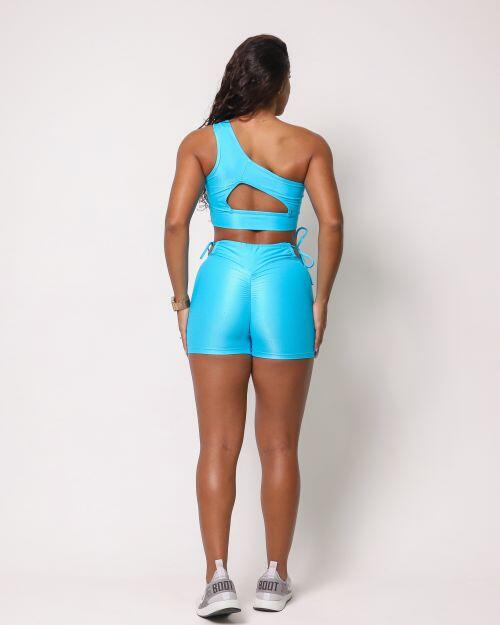Conjunto Short Empina Ajuste Compress�o + Top Paloma