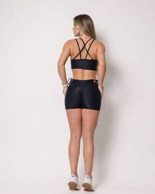 Conjunto Short Empina Ajuste Compressão + Top Vivi