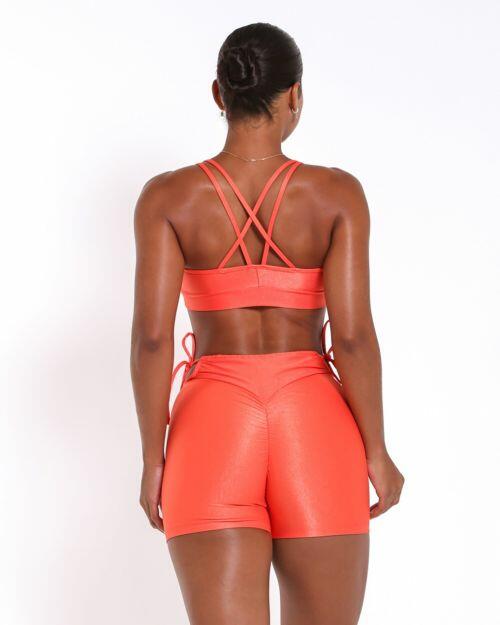 Conjunto Short Empina Ajuste Compressão + Top Lu