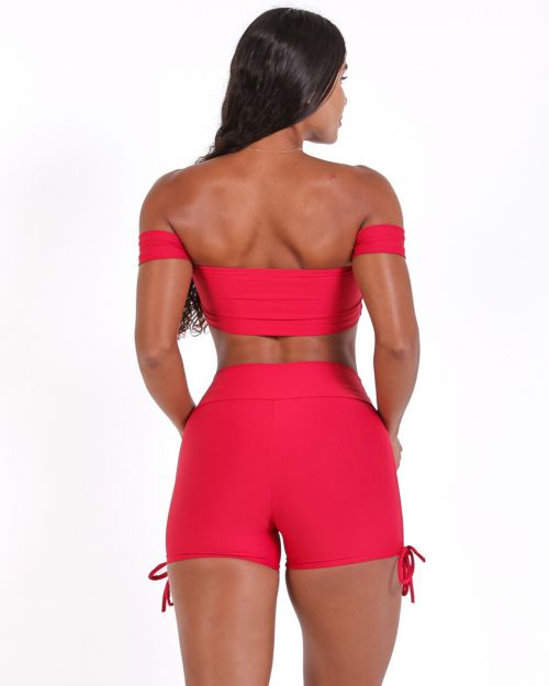 Conjunto Short Cross Light + Top Ciganinha