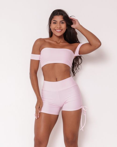 Conjunto Short Cross Light + Top Ciganinha