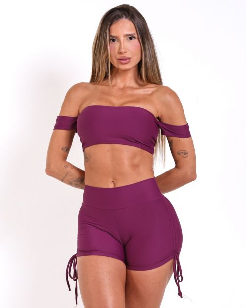 Conjunto Short Cross Light + Top Ciganinha