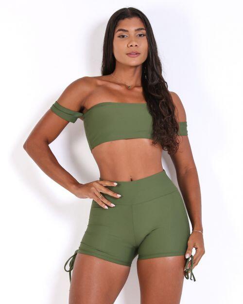 Conjunto Short Cross Light + Top Ciganinha