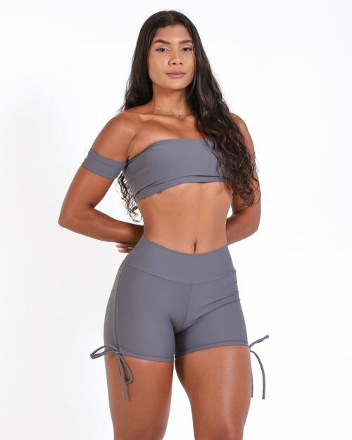 Conjunto Short Cross Light + Top Ciganinha