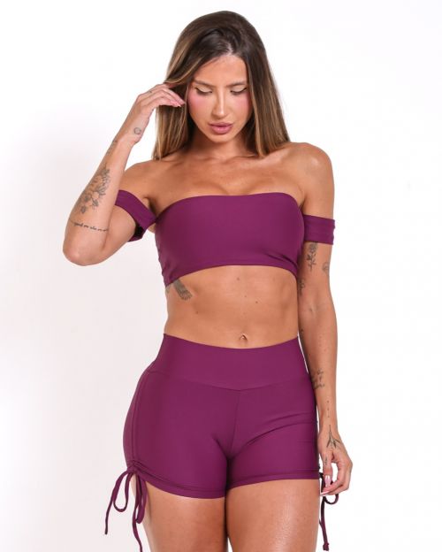 Conjunto Short Cross Light + Top Ciganinha