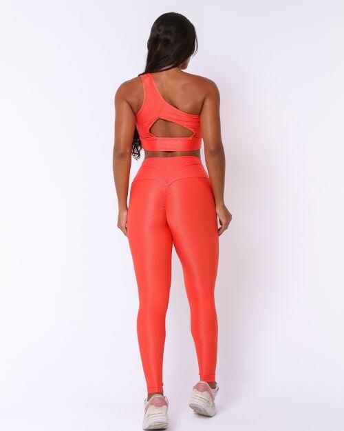 Conjunto Calça Legging Empina Compressão + Top Paloma