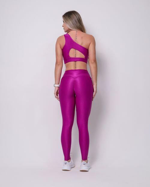 Conjunto Calça Legging Empina Compressão + Top Paloma