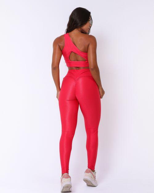 Conjunto Calça Legging Empina Compressão + Top Paloma