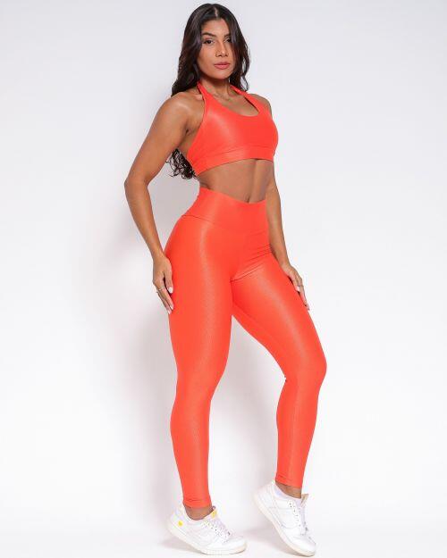 Conjunto Calça Empina Slim Compressão + Top Jhully