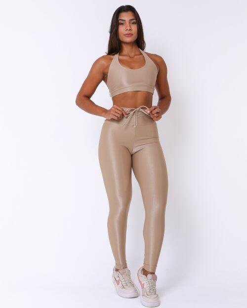 Conjunto Cal�a Legging Empina Compress�o + Top Jhully