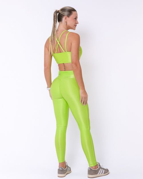 Conjunto Cal�a Legging Empina Vivo C�s Reto Compress�o + Top Lari