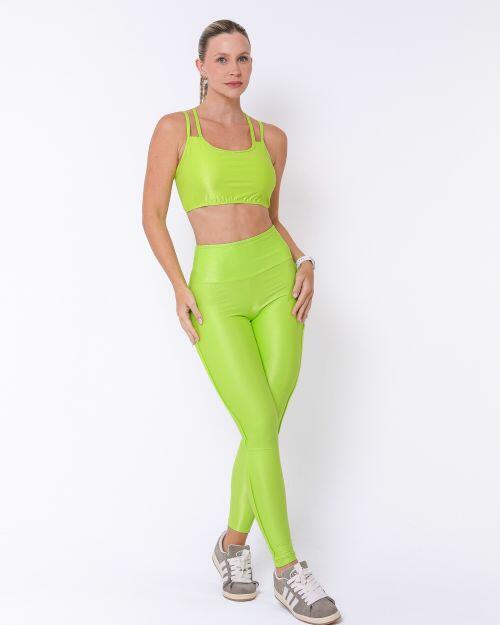Conjunto Cal�a Legging Empina Vivo C�s Reto Compress�o + Top Lari