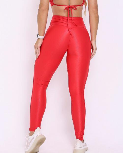 Calça Legging Empina Vivo Cós Reto Compressão
