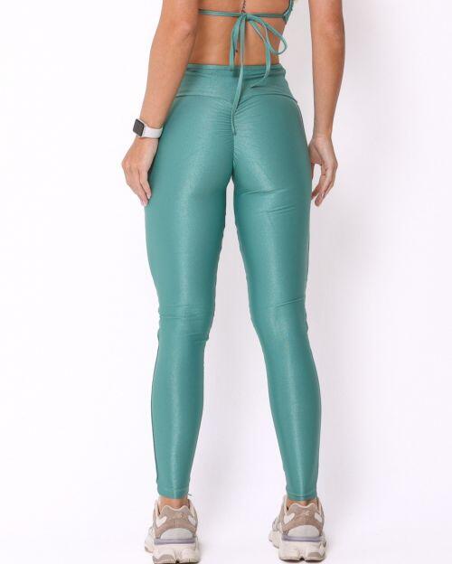 Calça Legging Empina Vivo Cós Reto Compressão