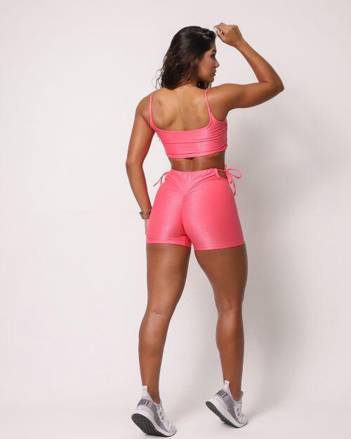 Conjunto Short Empina Ajuste Compressão + Top Bruna