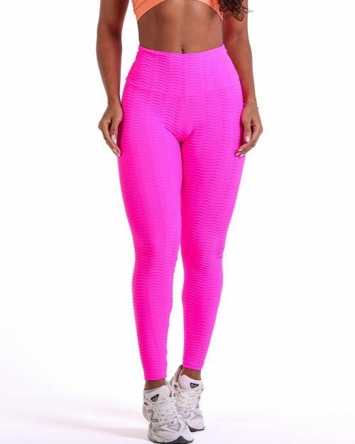 Cal�a Legging B�sica Textura Ondas
