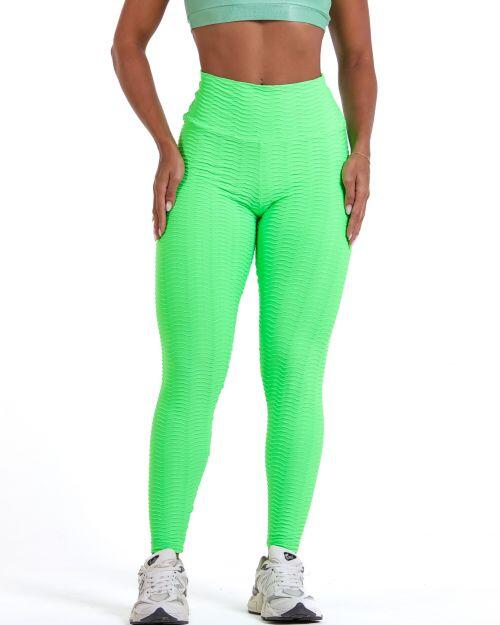 Cal�a Legging B�sica Textura Ondas
