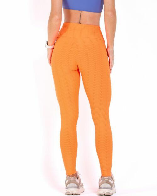 Cal�a Legging B�sica Textura Ondas