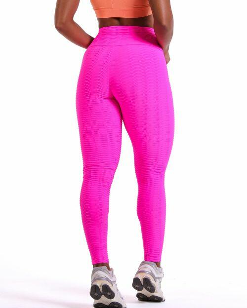 Cal�a Legging B�sica Textura Ondas