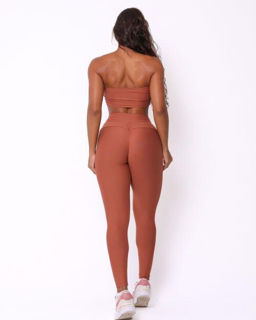 Conjunto Calça Legging Empina Light + Top Faixa