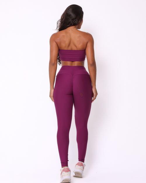 Conjunto Calça Legging Empina Light + Top Faixa