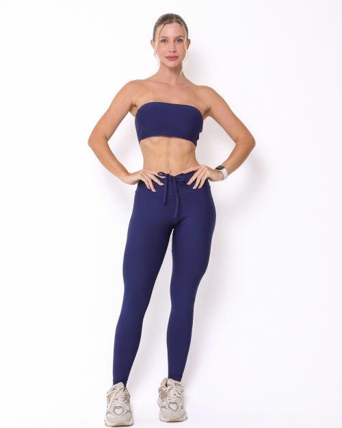 Conjunto Calça Legging Empina Light + Top Faixa