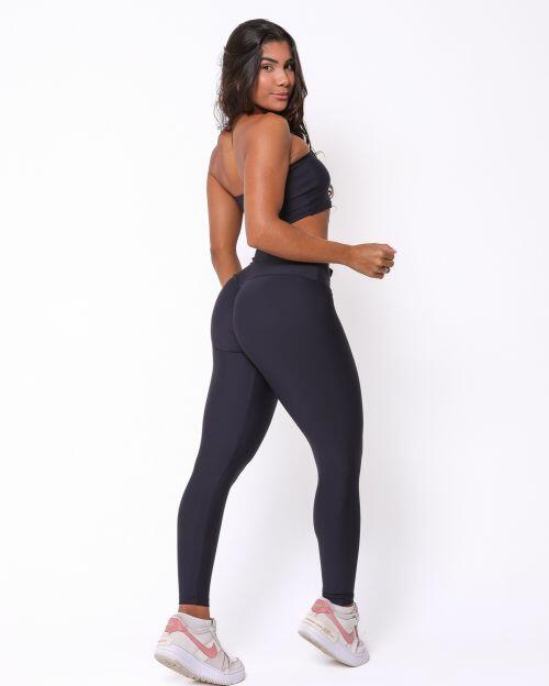 Conjunto Calça Legging Empina Light + Top Faixa